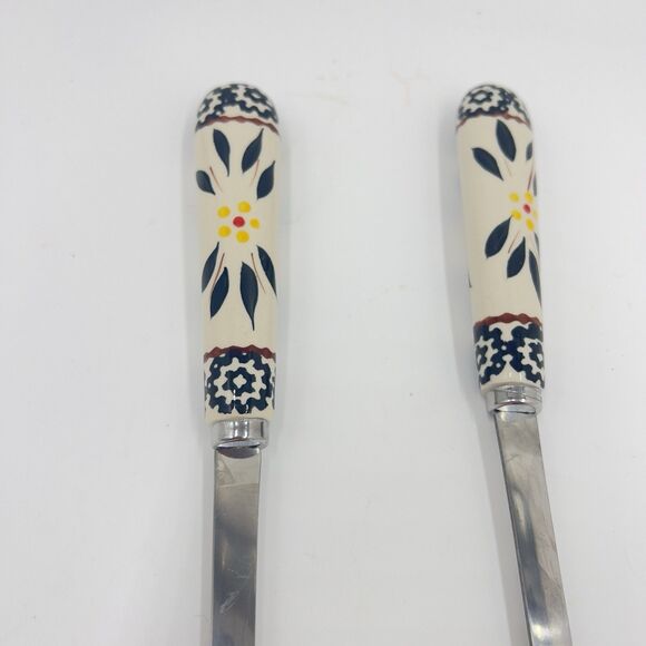 Temp-tations Salad Tongs,Serving Utensil,BLACK,Stainless Steel,Ceramic - Picture 4 of 6